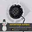  Schneemann Weihnachtsdekoration Weihnachtsdeko, inkl. Gebläse, bunte LED's, selbstaufblasend 1, m, Mehrfarbig