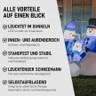 Hóember karácsonyfadísz, LED fényekkel, 1,8 m, fúvóval együtt, önfelfújó