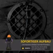 210 cm-es felfújható tök szellem, halloweeni horror dekoráció LED világítással, vízálló felfújható figura, poliészter, beltéri és kültéri használatra