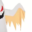 Felfújható Halloween szellem 2,4 m-es dekoráció LED-ekkel IP44 önfelfújó poliészter fehér + piros 150 x 80 x 240 cm