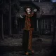 Halloween dekorációs horror bohóc speciális effektekkel és hangfunkcióval 100 cm x 18 cm x 153 cm
