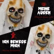 Halloween dekoráció szellem menyasszony, sikolyok és ragyogó szemek, mozgásérzékelős, 170 cm magas, beltéri