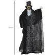 Halloween dekoráció, szellem vőlegény, speciális effektekkel és hangfunkcióval, 115 cm x 65 cm x 189 cm