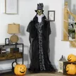 Halloween dekoráció, szellem vőlegény, speciális effektekkel és hangfunkcióval, 115 cm x 65 cm x 189 cm