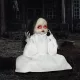 Halloween dekorációs horror baba, LED szemek, üvöltés, felugrás, hang- és mozgásérzékelő, 60 cm