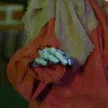 Madárijesztő halloweeni dekoráció, mozgatható, hangokat ad ki, elemes