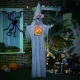 Halloween szellem, Halloween dekoráció, hangfunkcióval, mozgásérzékelővel és LED fényekkel, 60 cm x 18 cm x 183 cm