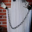 Szellemdekoráció Halloweenre, hátborzongató üvöltés és mozgás, elemes