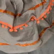 Halloween dekorációs bohóc, rugalmas karok, érintésre/hangra aktiválódik, világító szemek