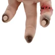 Horror kéz, Halloween dekoráció, hanggal/érintéssel aktiválható, mozgatható, hang