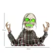 Halloween dekoráció: Groundbreaker csontváz, hajlítható karok, világító szemek, hátborzongató üvöltés