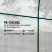 Üvegház, Hordozható növényház acélvázzal és műanyag burkolattal, Fehér