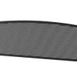 Kerti pad, parkpad, 2 személyes, acél, fekete, 127 x 60 x 87 cm
