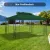 Ersatzdach für Metallpavillon 3x4m wasserabweisendPavillondach (Doppeldach) Ersatzbezug für Gartenpavillon Ersatzteile Polyester 180g/㎡ Grün