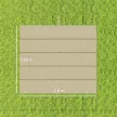 Póttető 3 x 3 m-es pergolához, kihúzható, esővíz-elvezető nyílásokkal, időjárásálló, poliészter, bézs, 250 x 255 cm