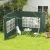 2 db oldalpanel szett 3x3/3x4 m-es pavilonhoz, ablakos oldalfal, vízálló, zöld