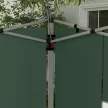2 db oldalpanel szett 3x3/3x4 m-es pavilonhoz, ablakos oldalfal, vízálló, zöld