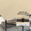 Póttető 3 x 3 m-es pavilonhoz, vízlepergető, UPF30+, Oxford szövetből készült póttakaró, 370 g/m², bézs