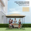 Póttető 3 x 3 m-es pavilonhoz, vízlepergető, UPF30+, Oxford szövetből készült póttakaró, 370 g/m², bézs