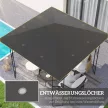 Póttető 3 x 3 m-es pavilonhoz, vízlepergető UPF30+ pavilontető, póttakaró Oxford szövetből, 370 g/m², szürke