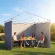 3 darabos oldalpanel szett cipzárral egy 3 x 3 m-es pavilonhoz, sötétkék