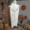 Halloween dekoráció Kaszás kültéri 183 cm-es animált beszélő kaszás ragyogó szemekkel és hátborzongató hanggal Halloween dekoráció ajtóra, kertbe, partira, udvarra, kísértetjárta házba
