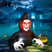 Felfújható halloweeni dekoráció, Kaszás, LED fények, ventilátor, kábel