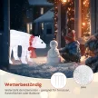 2 darabos jegesmedvés karácsonyi dekoráció, 140 fehér LED, vízálló, időzítő, beltéri és kültéri használatra