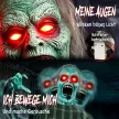 Animált halloweeni zombi, életnagyságú, 170 cm, hanggal és érintéssel aktiválható, hátborzongató dekorációval