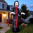 Felfújható Halloween csontváz, 310 cm, beépített LED lámpákkal, ijesztő dekoráció beltéri és kültéri használatra
