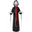 Felfújható Halloween csontváz, 310 cm, beépített LED lámpákkal, ijesztő dekoráció beltéri és kültéri használatra
