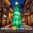  Aufblasbarer Weihnachtsbaum 300 cm mit RGB-Stern LED-Licht, Geschenkboxen, XXL  IP44 Wasserdicht für Weihnachtsfeiern