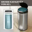 42 literes szenzoros hulladékgyűjtő lágy záródási funkcióval, érintésmentes rozsdamentes acél hulladékgyűjtő higiénikus konyhákba