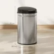 30 literes szenzoros hulladékgyűjtő lágy záródási funkcióval, érintésmentes rozsdamentes acél hulladékgyűjtő higiénikus konyhákba