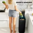 50 literes szenzoros szemetes, érintésmentes konyhai szemetes mozgásérzékelővel, ujjlenyomat-álló