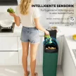 50 literes szenzoros szemetes, érintésmentes konyhai szemetes mozgásérzékelővel, ujjlenyomat-álló