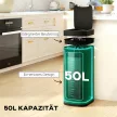 50 literes szenzoros szemetes, érintésmentes konyhai szemetes mozgásérzékelővel, ujjlenyomat-álló