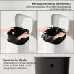 30 literes konyhai szemetes pedálos kuka fedéllel, lágyan záródó és nyitva tartó funkcióval konyhába és otthonra