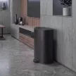  40 L Küchen-Tretmülleimer mit Soft-Close- und Offenhalte-Deckel, herausnehmbarem Inneneimer, Edelstahl, Schwarz