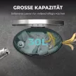  Mülleimer mit Soft-Close Deckel Treteimer mit Herausnehmbarem Inneneimer 30L Silber