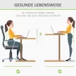 Magasságban állítható elektromos íróasztal, 140 x 70 cm, számítógépasztal 4 memóriahellyel, 4 darabos asztallap, állítható magasságú íróasztal ütközés- és túlmelegedésvédelemmel, fehér