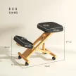 Ergonomikus térdelő szék kerekekkel, ülőke a nyakfájás enyhítésére otthonra és irodába