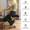 Ergonomikus térdelő szék kerekekkel, ülőke a nyakfájás enyhítésére otthonra és irodába