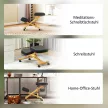 Ergonomikus térdelő szék kerekekkel, ülőke a nyakfájás enyhítésére otthonra és irodába