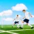  Fußballtor für Spiele & Training, UV-beständig, robust, Bodenverankerungen, Weiß