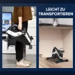 Mini szobakerékpár pedál tréner lábedzéshez, pedál tréner rögzítőpánttal és csúszásgátló szőnyeggel
