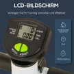 Lépcsős fitneszgép, LCD monitor, csúszásgátló pedálok, acél és ABS, 55x44x108 cm, zöld+fekete