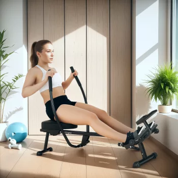   Hidraulikus evezőgép otthoni használatra, 12 ellenállási szinttel, LCD kijelzővel és csúszásgátló pedálokkal. Max. 130 kg.