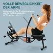 Hidraulikus evezőgép otthoni használatra, 12 ellenállási szinttel, LCD kijelzővel és csúszásgátló pedálokkal. Max. 130 kg.