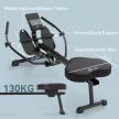 Hidraulikus evezőgép otthoni használatra, 12 ellenállási szinttel, LCD kijelzővel és csúszásgátló pedálokkal. Max. 130 kg.